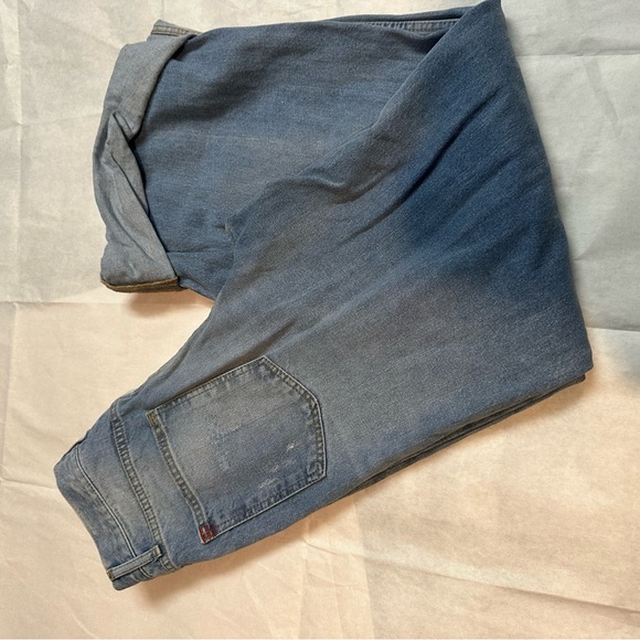 BDG Blue Relaxed Jeans with Distressed Details - Picture 9 of 9